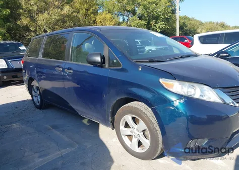 2011 Toyota Sienna из США, поврежденный, VIN 5TDKA3DC8BS001571
